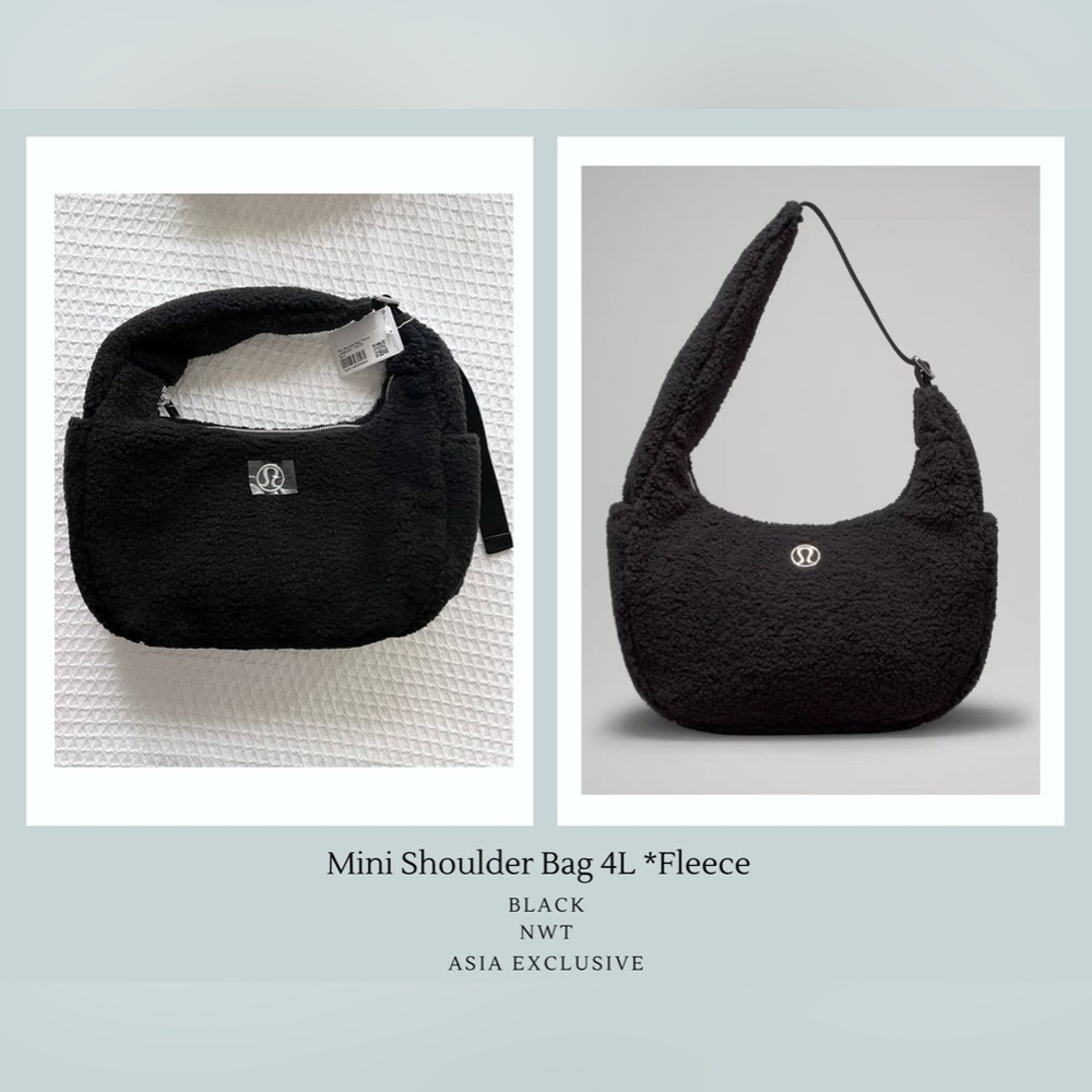 🆕 Lululemon Mini Shoulder Bag Fleece Black